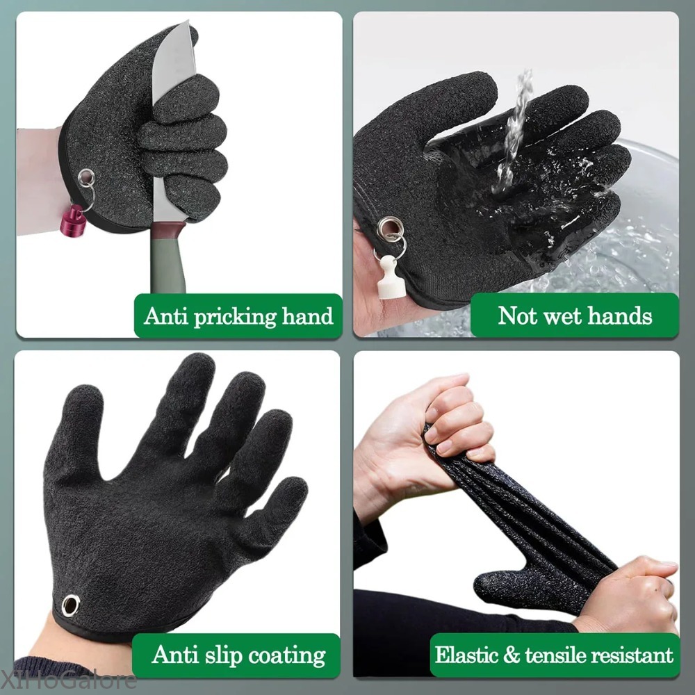 Heavy Duty Anti Slip Puncture  - Fishing Gloves review and price