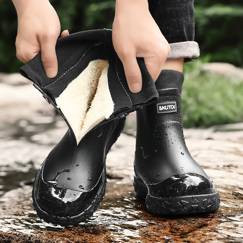 Men Winter Waterproof Rain Boo - Fishing Boots review and price