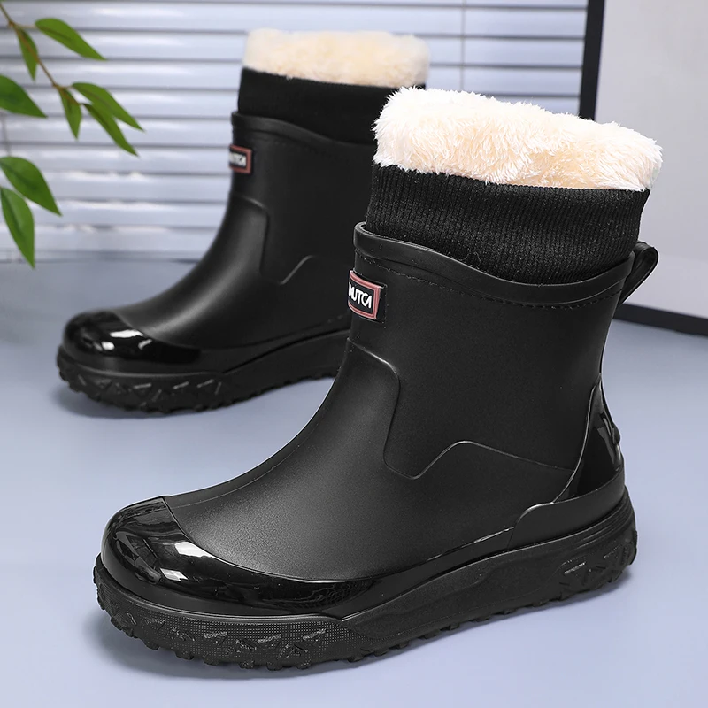 Men Winter Waterproof Rain Boo - Fishing Boots review and price