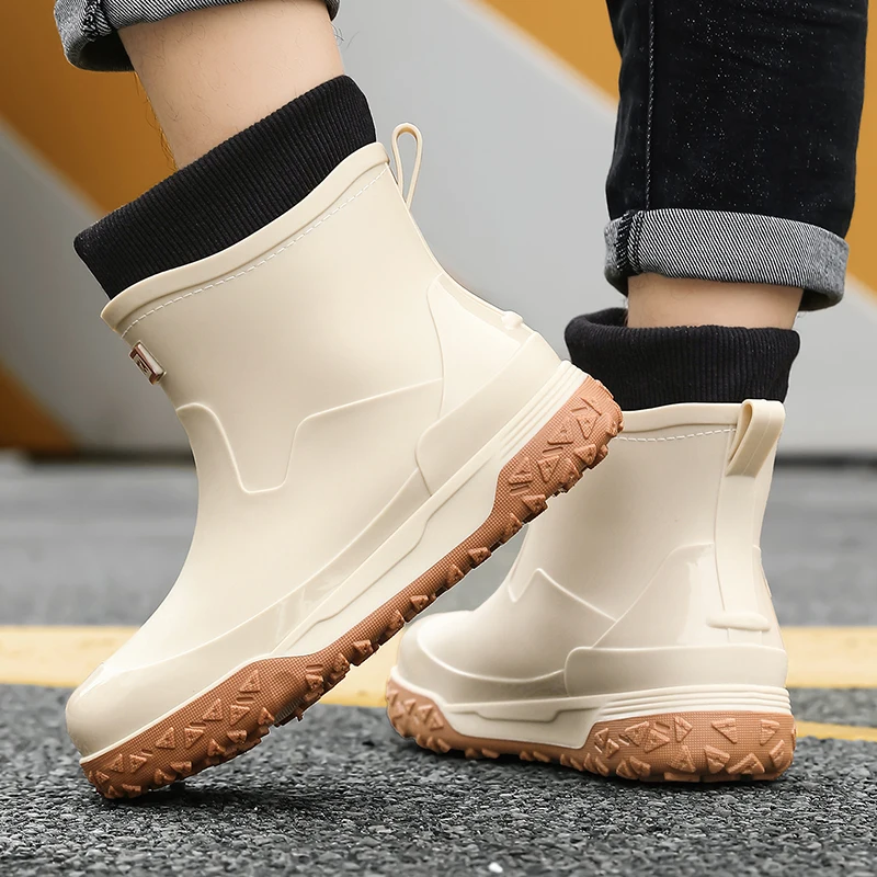 Men Winter Waterproof Rain Boo - Fishing Boots review and price