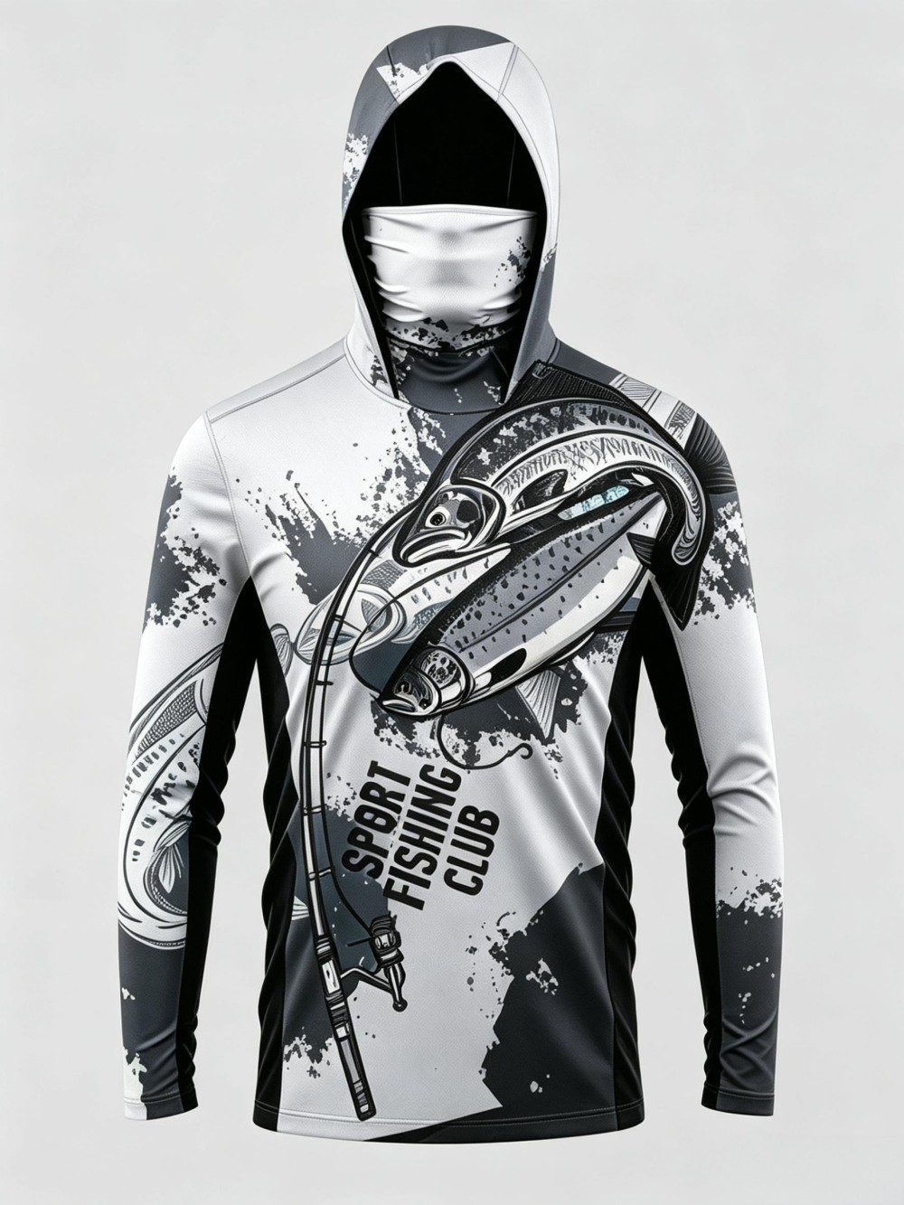 UPF50+ Camo Men Long Sleeve Fi - Fishing Hoodie review and price