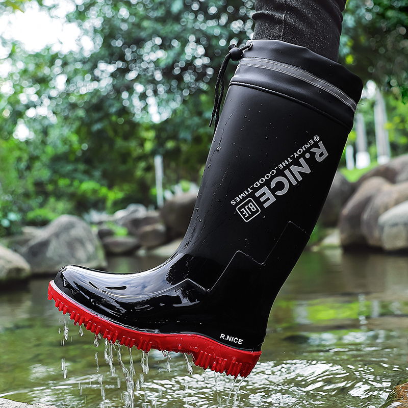 Men's Fashionable Outdoor Rain - Fishing Boots review and price