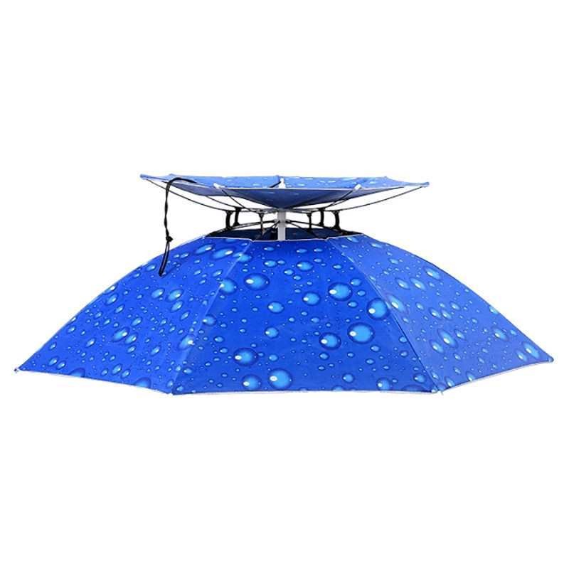Umbrella hat Head-mounted doub - Fishing Hat review and price